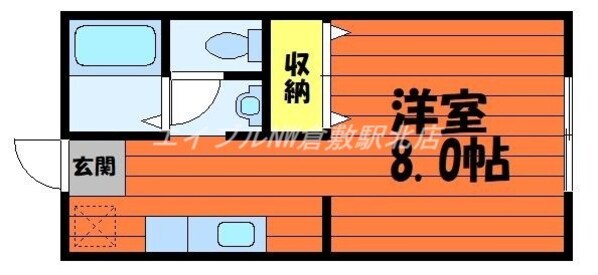 ラクシュリーマンション　D棟の物件間取画像